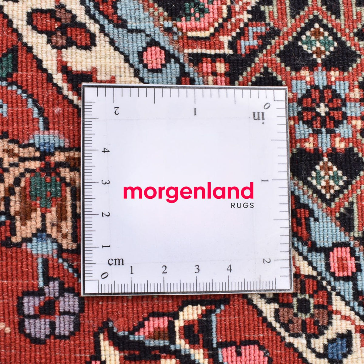 Alfombra persa - Bidjar redondo  - 150 x 150 cm - óxido