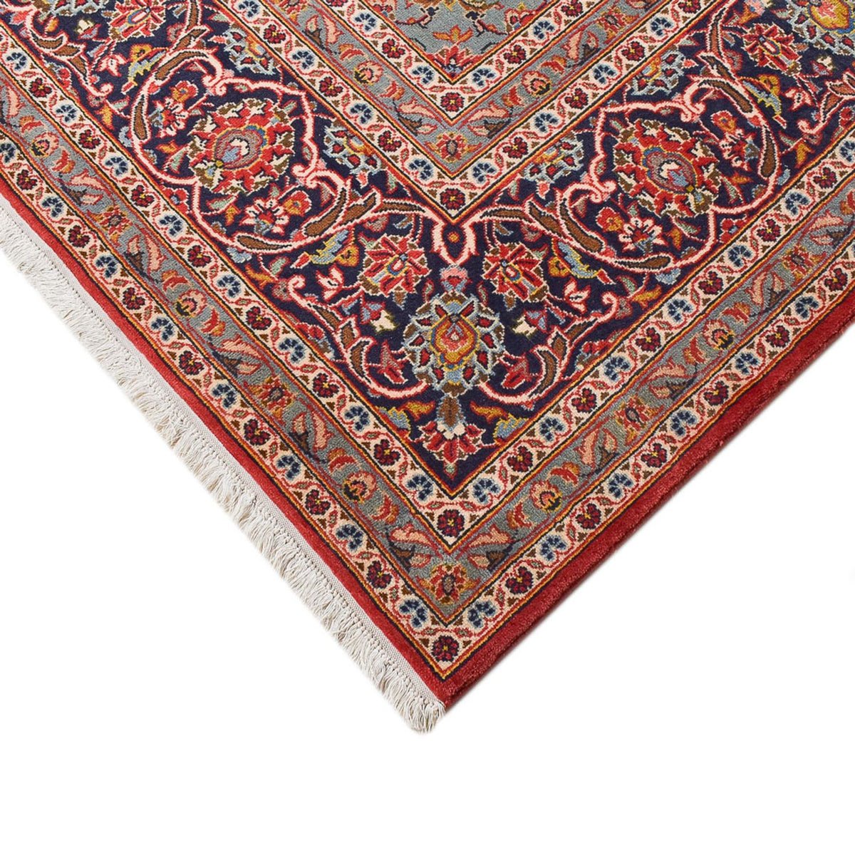Alfombra persa - Keshan - 350 x 246 cm - rojo