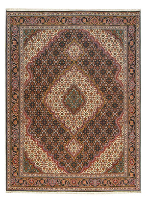 Alfombra Persa - Tabriz - Real - 201 x 150 cm - marrón