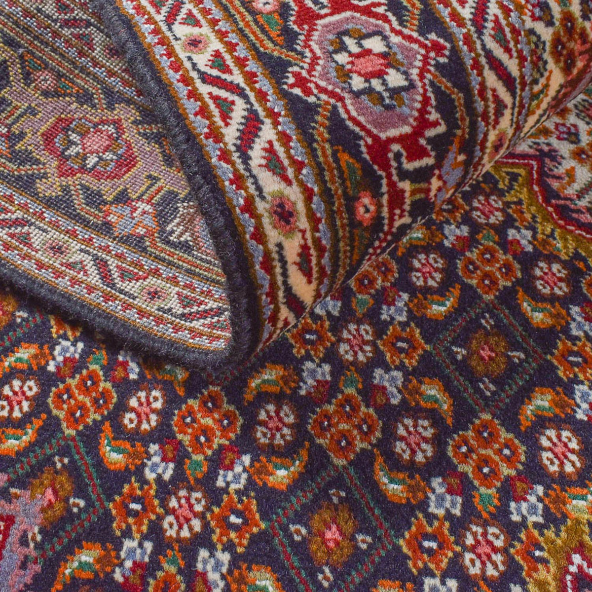 Alfombra Persa - Tabriz - Real - 201 x 150 cm - marrón