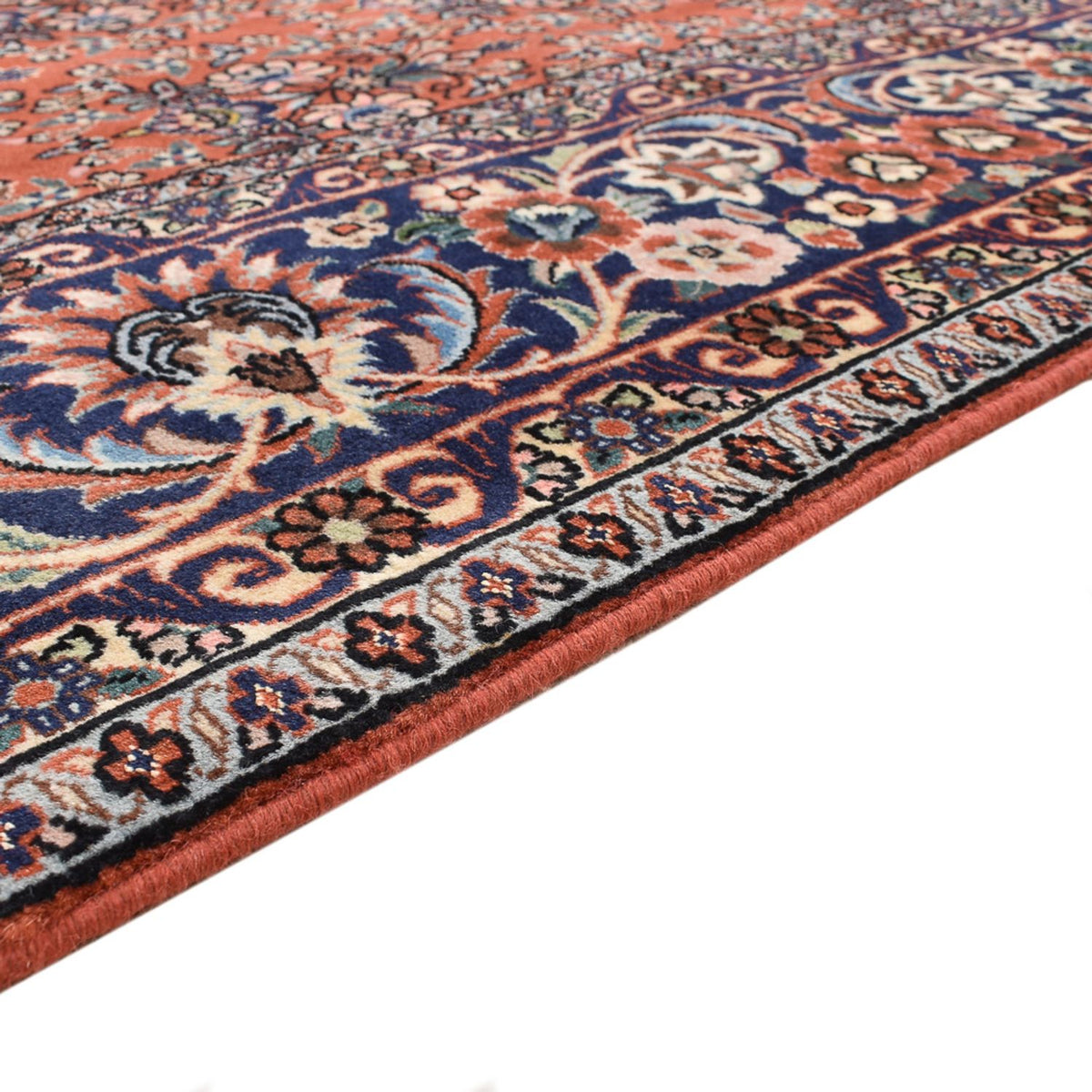 Alfombra persa - Bidjar - 297 x 202 cm - rojo claro