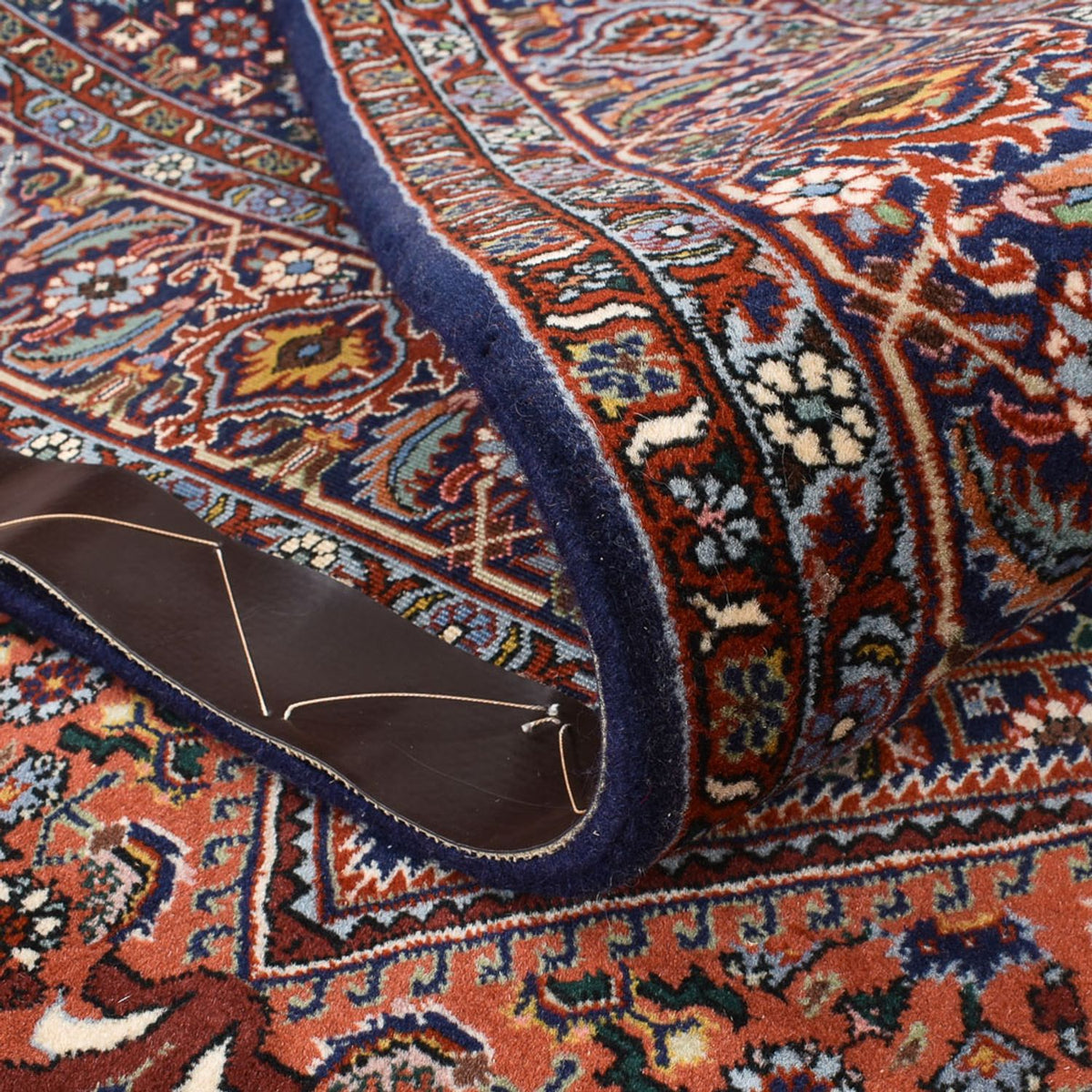 Alfombra persa - Bidjar - 250 x 180 cm - rojo claro