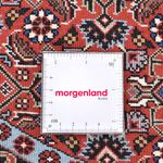 Alfombra persa - Bidjar redondo  - 150 x 150 cm - rojo oscuro