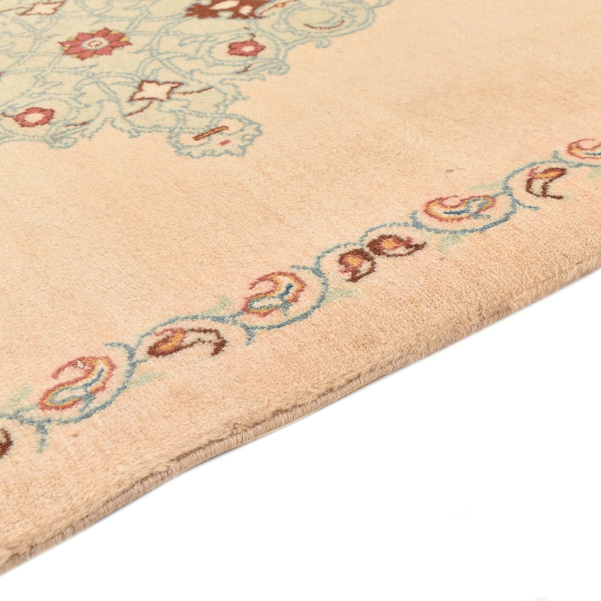 Alfombra persa - Keshan - 158 x 75 cm - beige