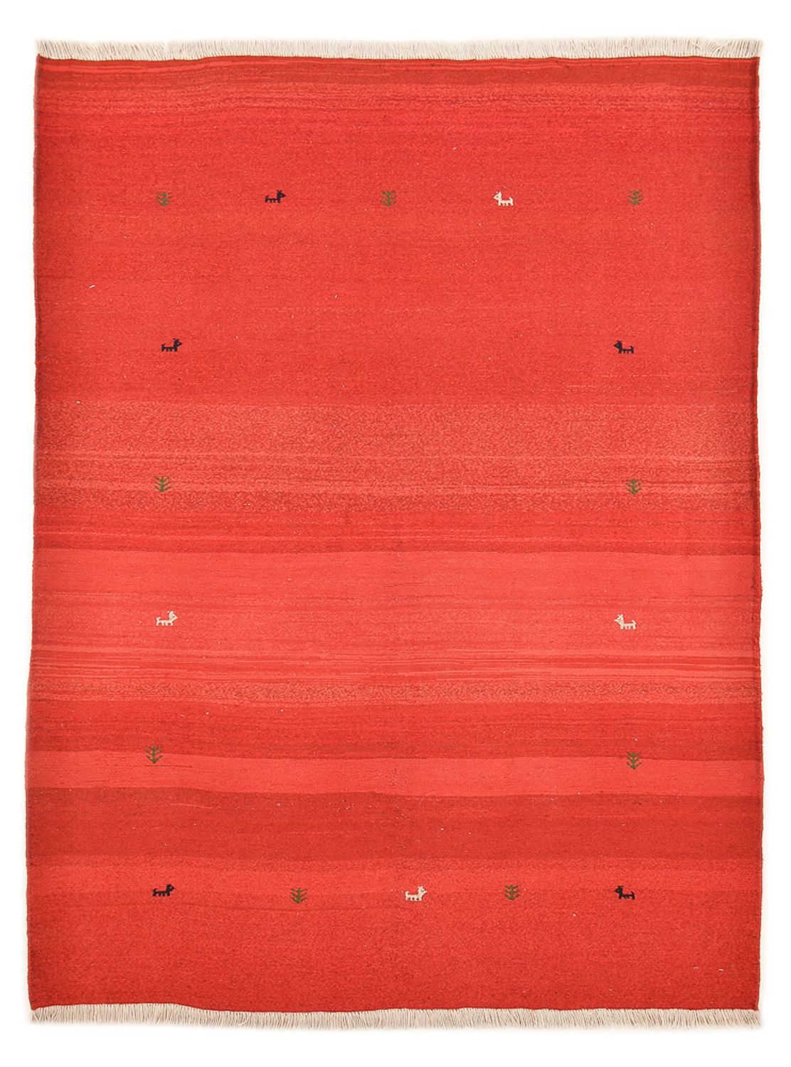 Alfombra Gabbeh - Persa - 227 x 174 cm - rojo