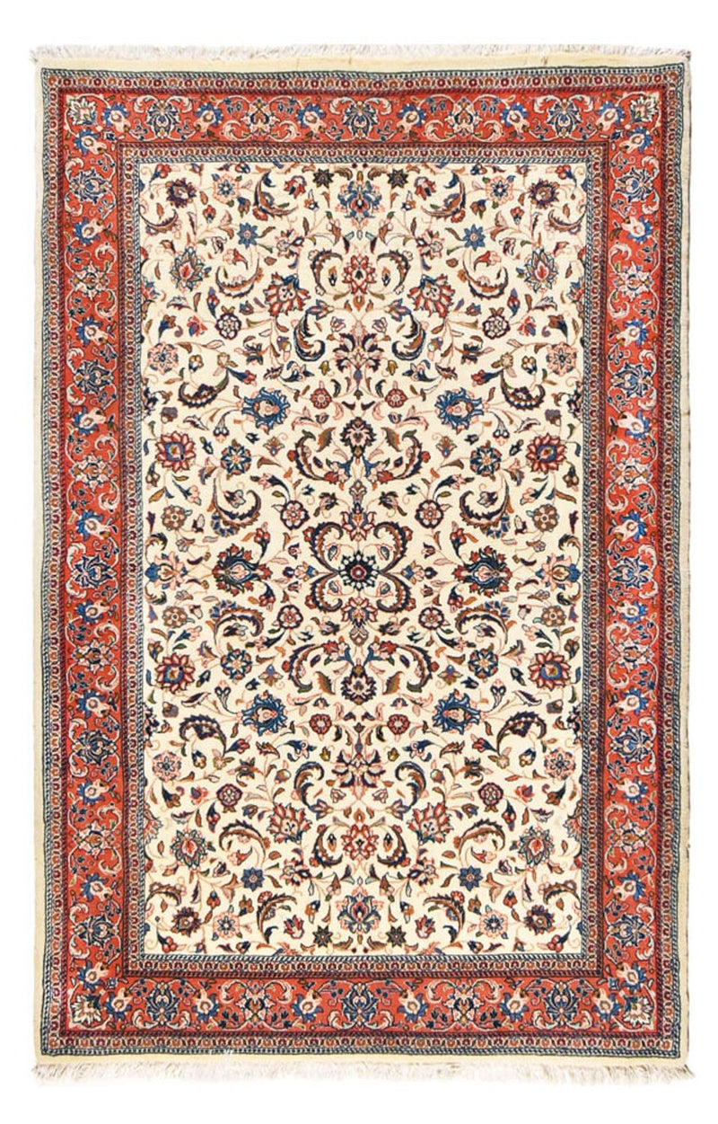 Alfombra persa - Real - Real - 212 x 137 cm - crema