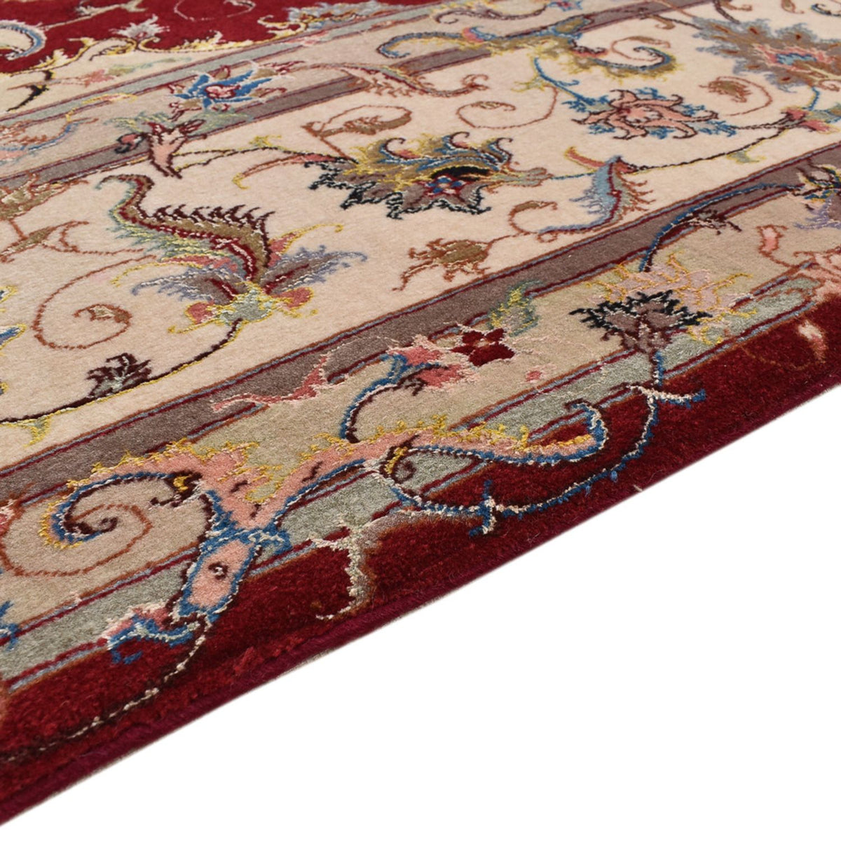 Alfombra Persa - Tabriz - Real - 305 x 198 cm - rojo