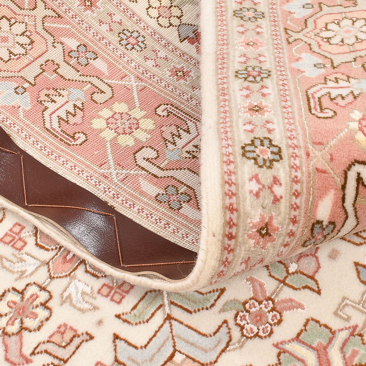 Alfombra Persa - Tabriz - Real - 159 x 102 cm - rojo claro