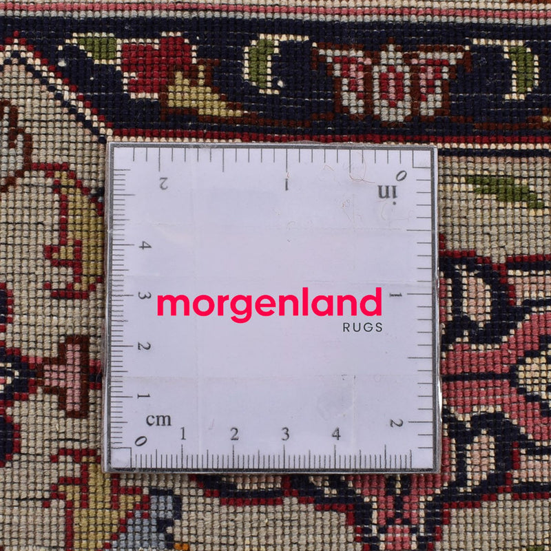 Alfombra Persa - Tabriz - Real - 250 x 208 cm - beige oscuro