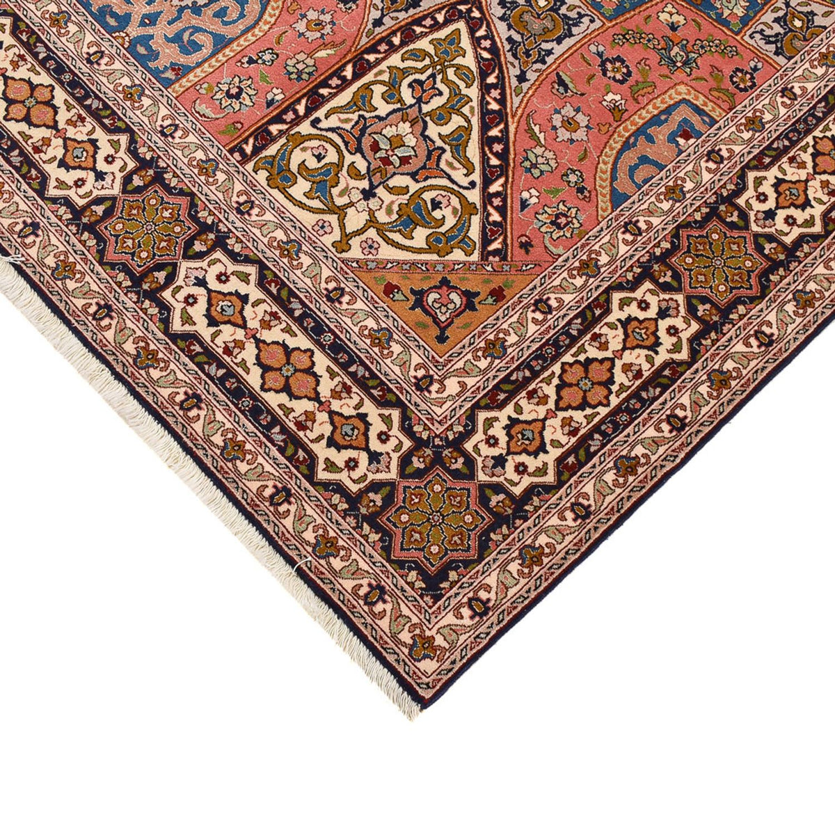 Alfombra Persa - Tabriz - Real - 250 x 170 cm - beige oscuro