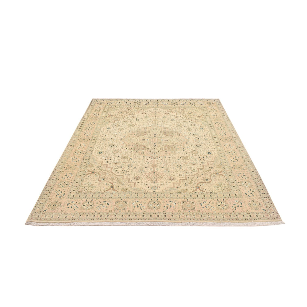 Alfombra Persa - Tabriz - Real - 257 x 202 cm - arena