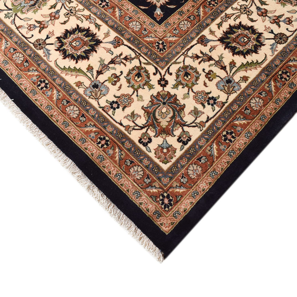 Alfombra persa - Clásica - Real - 392 x 300 cm - azul oscuro