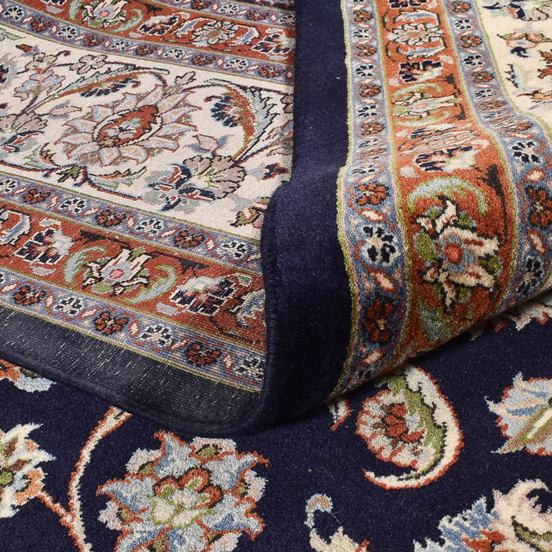 Alfombra persa - Clásica - Real - 381 x 302 cm - azul oscuro