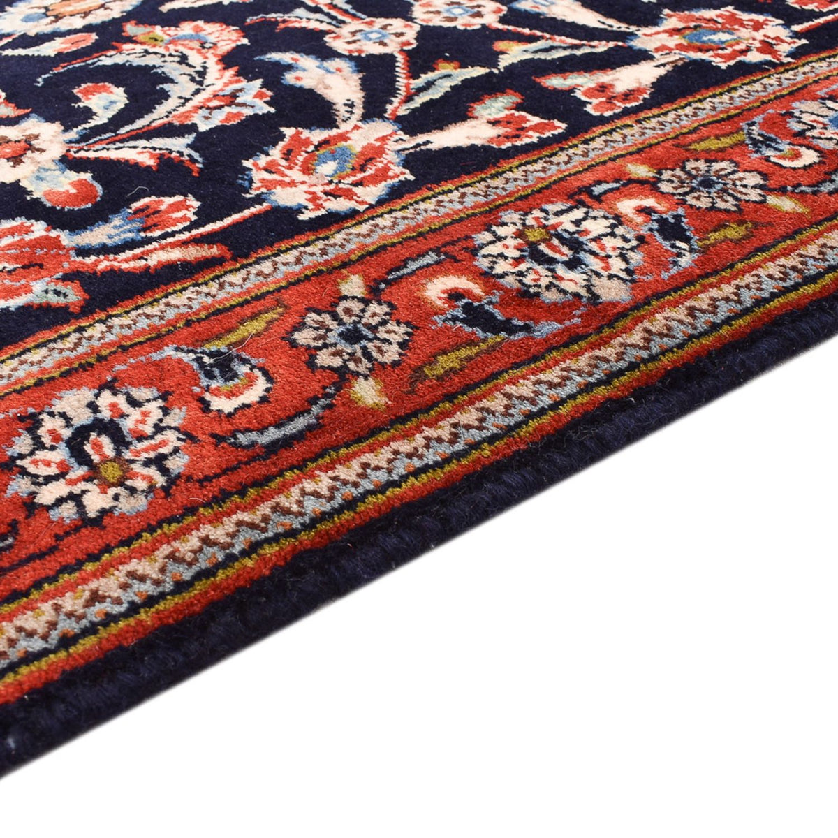 Alfombra de pasillo Alfombra persa - Clásica - 344 x 73 cm - azul oscuro
