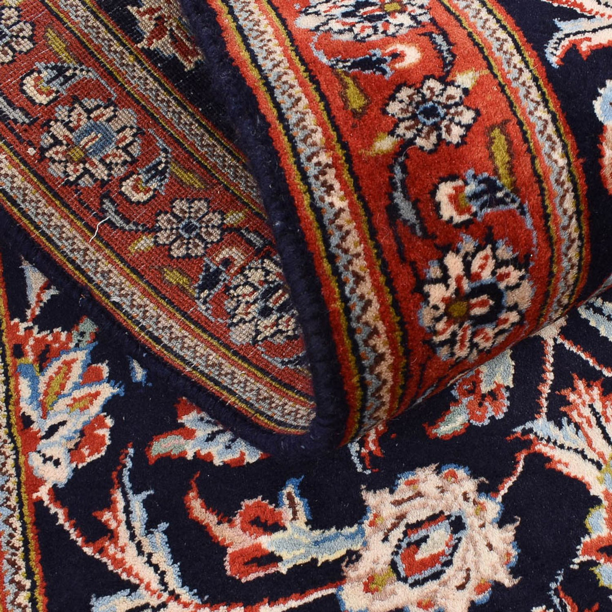 Alfombra de pasillo Alfombra persa - Clásica - 344 x 73 cm - azul oscuro