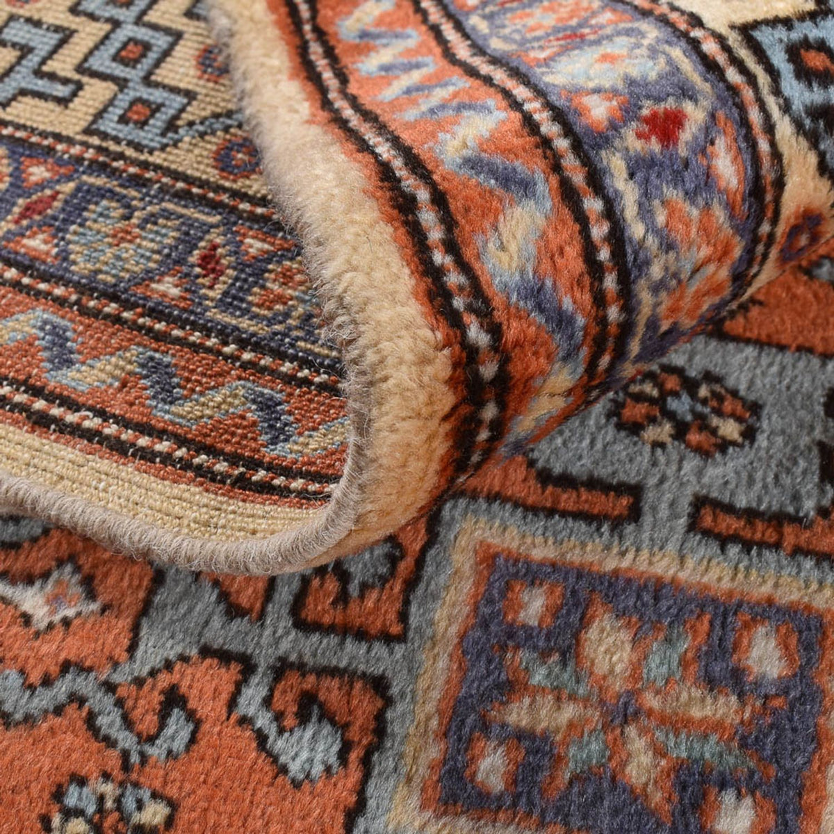 Alfombra persa - Nómada - 202 x 133 cm - multicolor