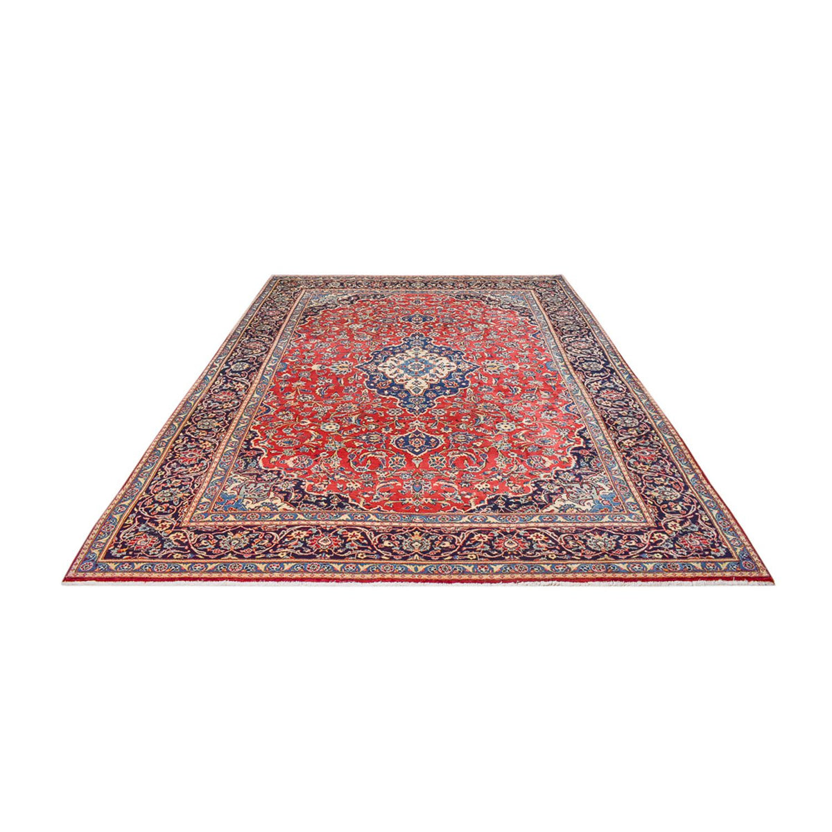Alfombra persa - Keshan - 344 x 250 cm - rojo