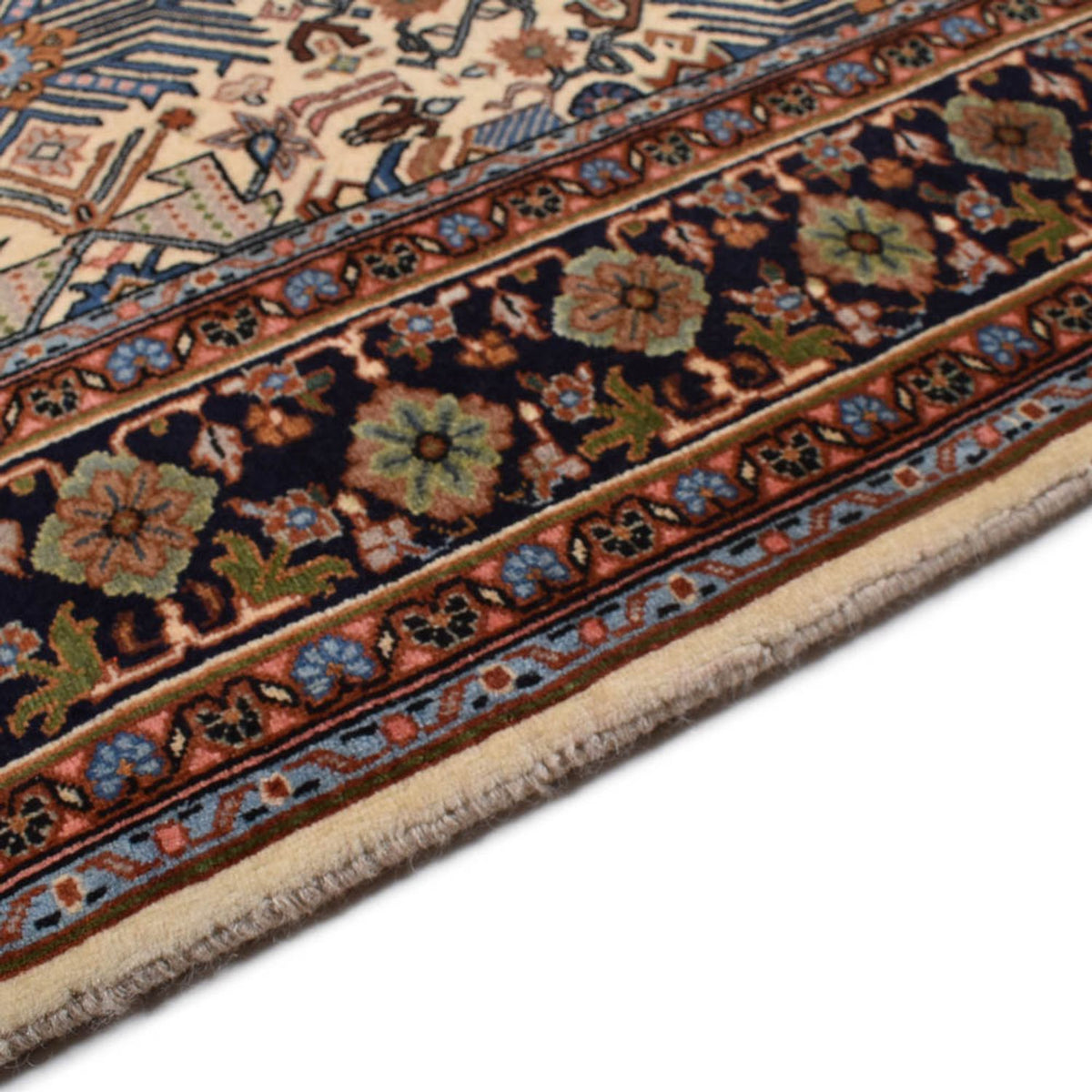 Alfombra persa - Clásica - 197 x 130 cm - beige claro