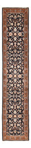 Alfombra de pasillo Alfombra persa - Keshan - 338 x 78 cm - azul oscuro