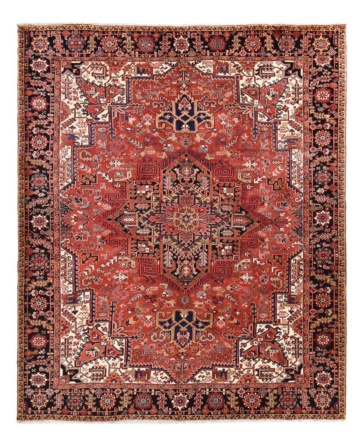 Alfombra persa - Nómada forma especial  - 372 x 302 cm - rojo