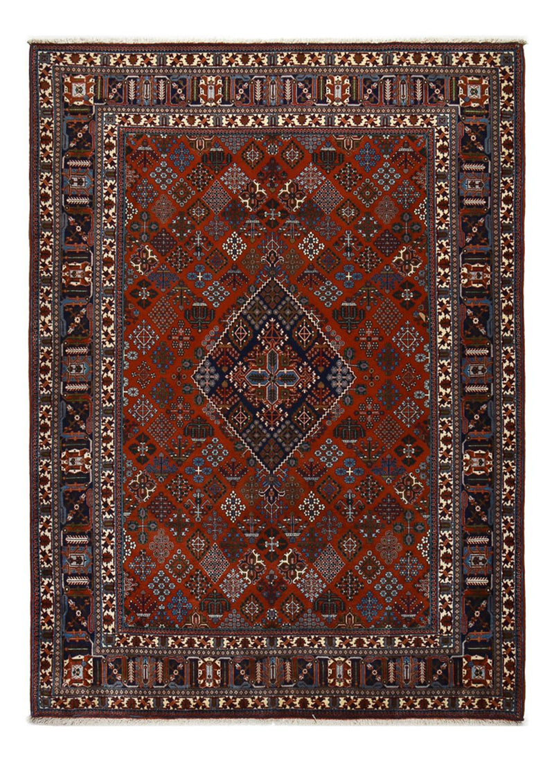 Alfombra persa - Bidjar - 298 x 217 cm - rojo oscuro