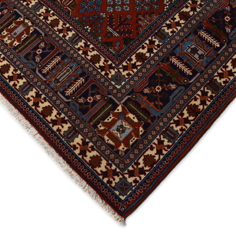 Alfombra persa - Bidjar - 298 x 217 cm - rojo oscuro