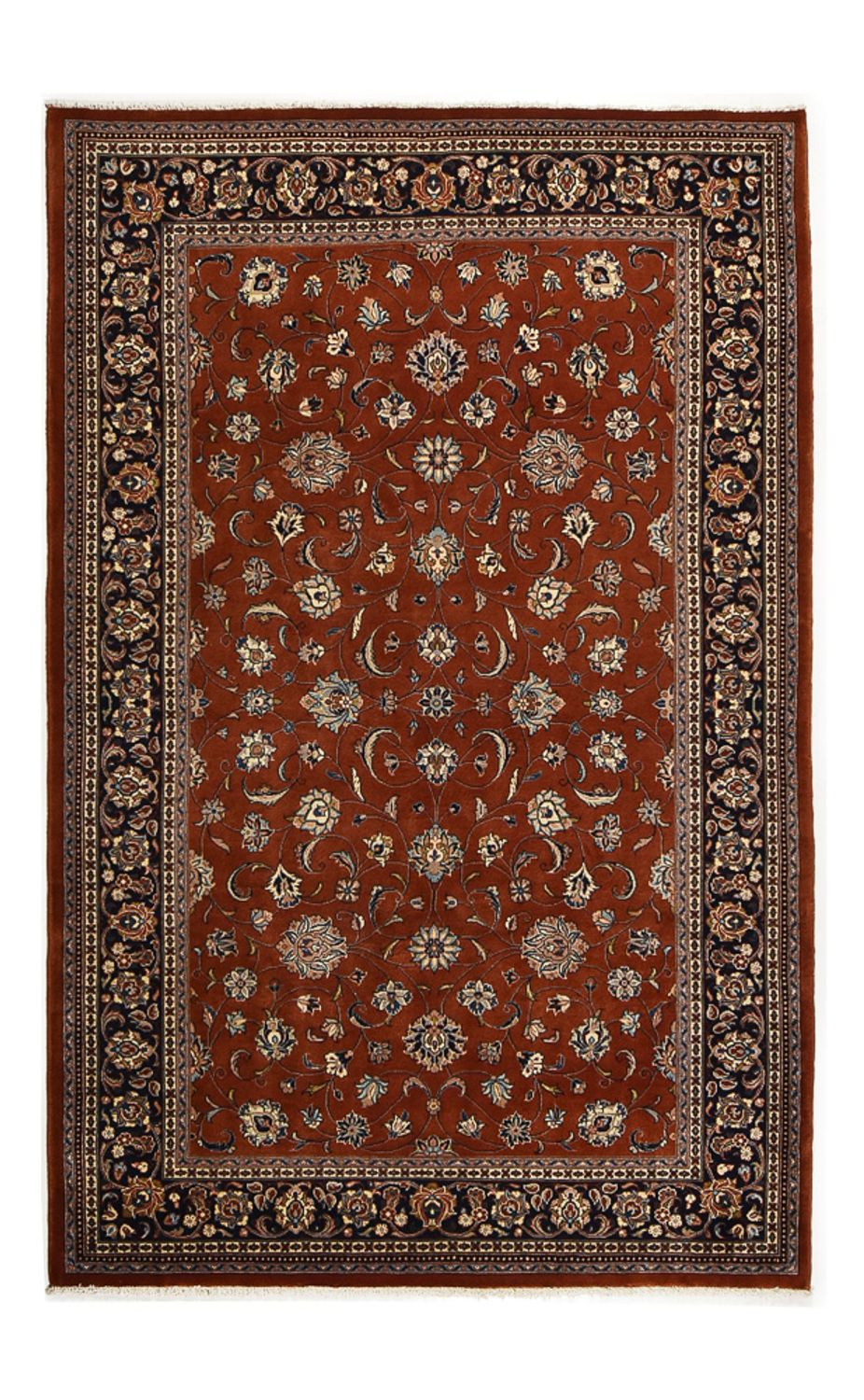 Alfombra persa - Clásica - 278 x 177 cm - rojo oscuro