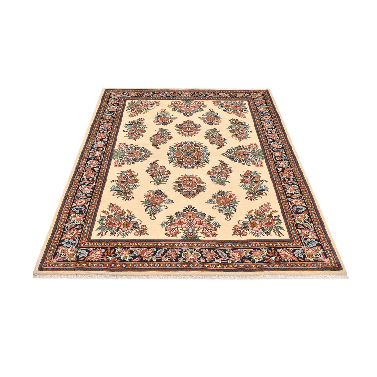 Alfombra persa - Clásica - 242 x 179 cm - crema