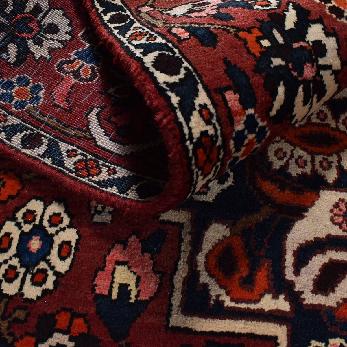 Alfombra persa - Nómada - 320 x 207 cm - rojo vino