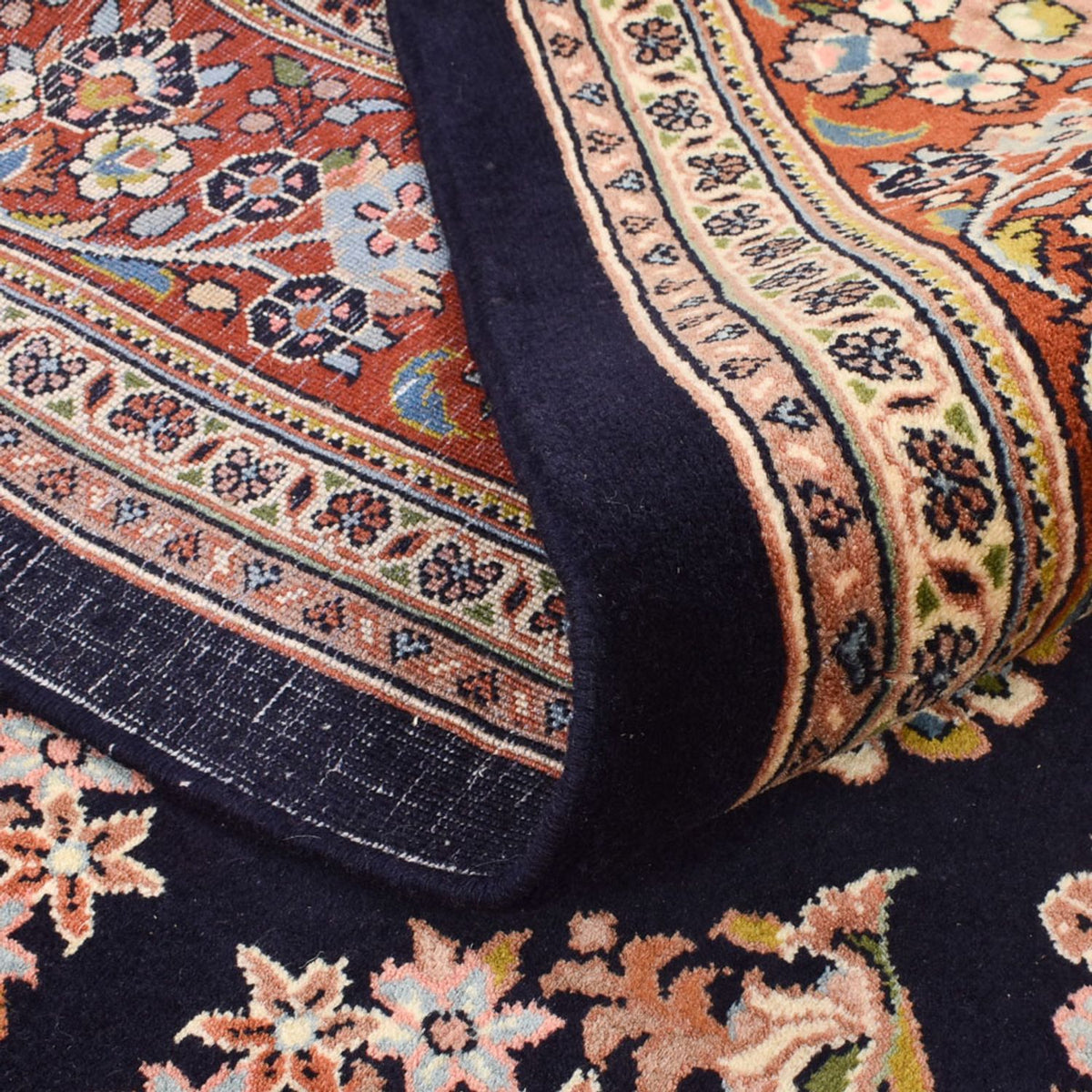 Alfombra persa - Clásica - 252 x 167 cm - azul oscuro