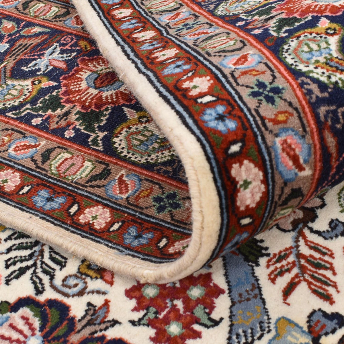 Alfombra persa - Bidjar - 215 x 137 cm - crema