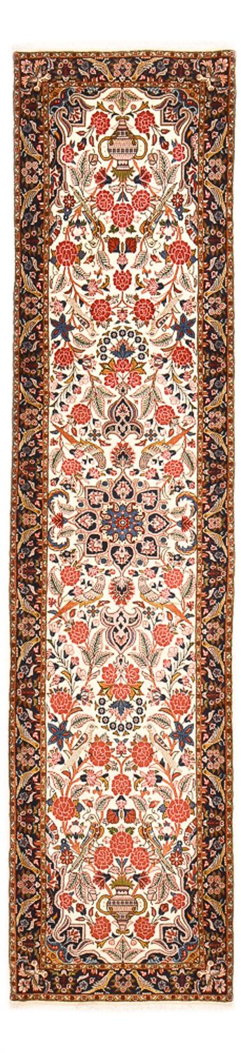 Alfombra de pasillo Alfombra persa - Bidjar - 327 x 76 cm - beige