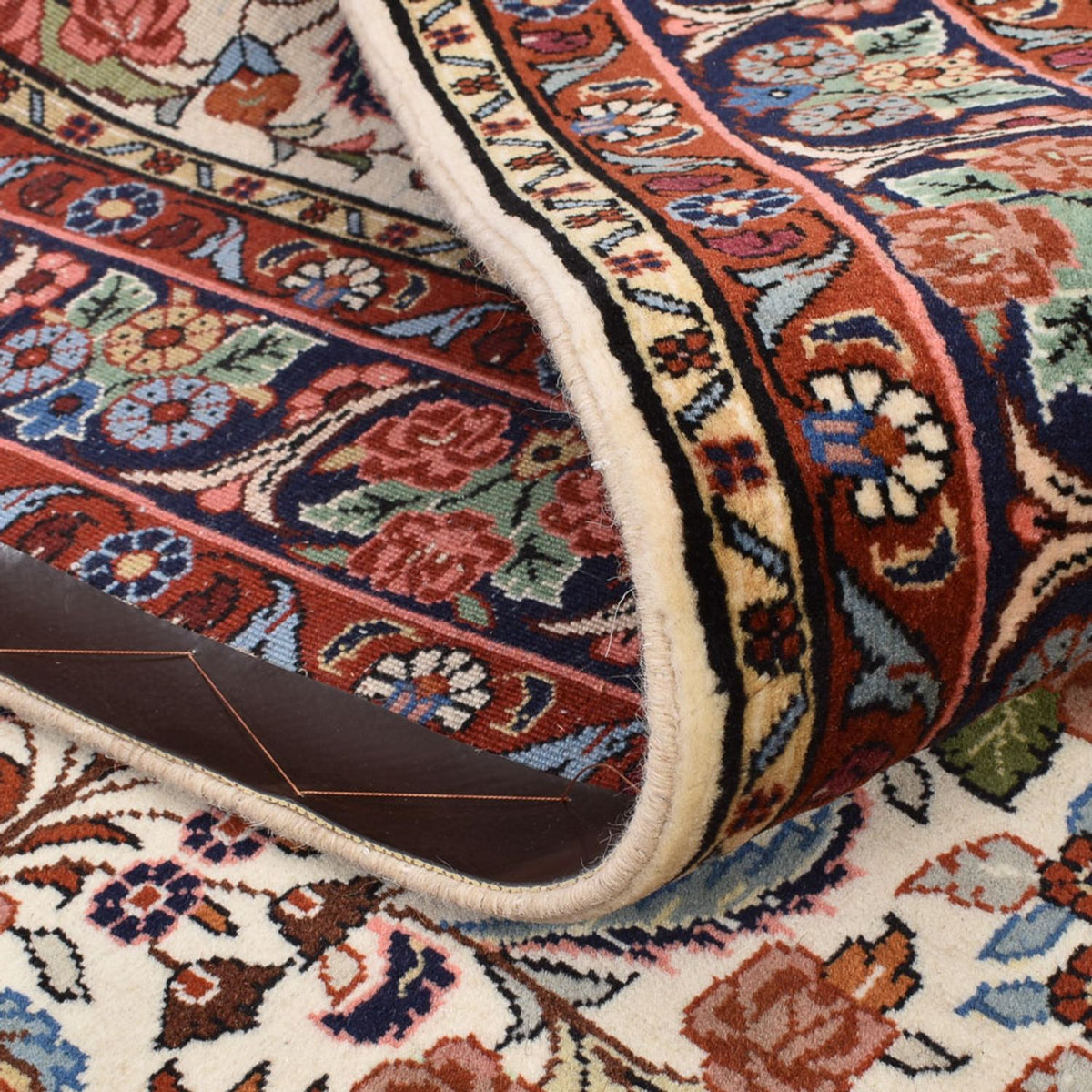 Alfombra persa - Bidjar - 211 x 135 cm - crema