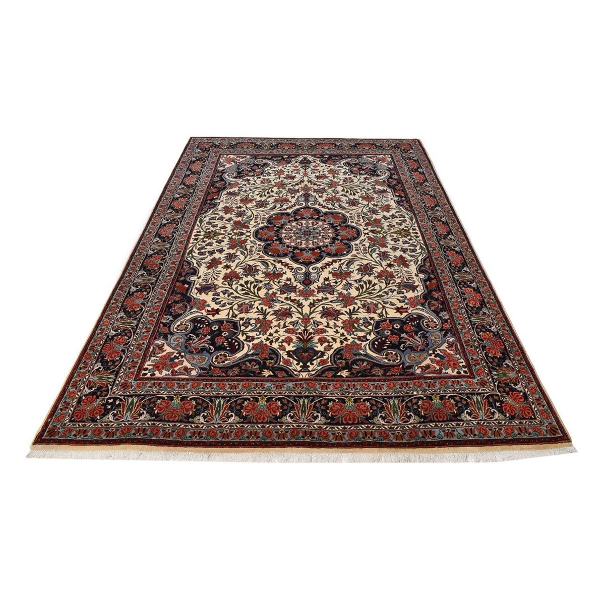 Alfombra persa - Bidjar - 298 x 203 cm - beige claro