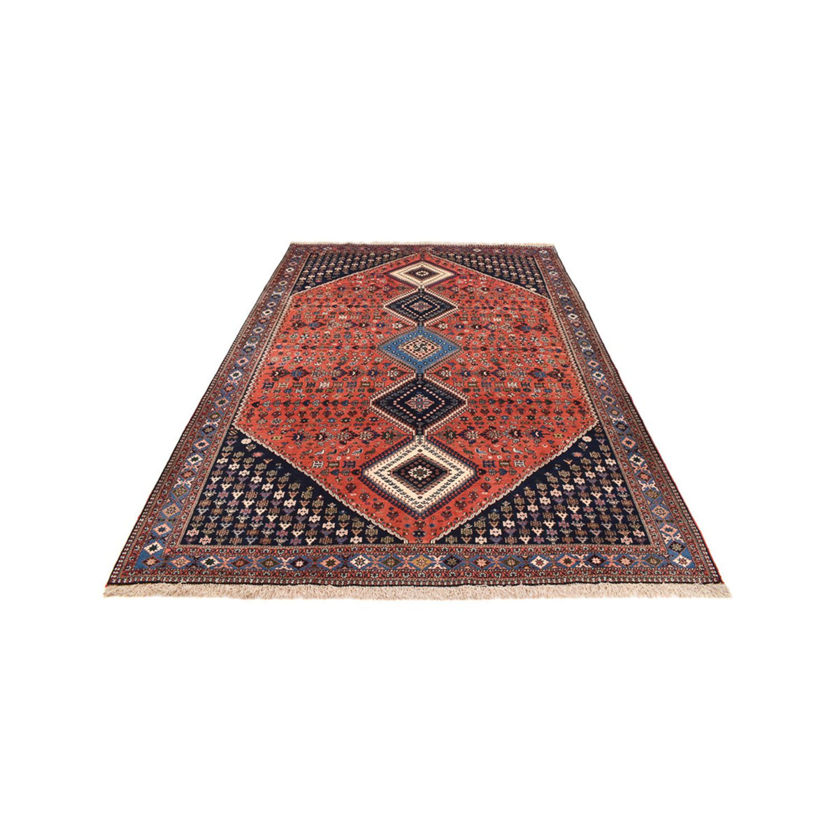 Alfombra persa - Nómada - 291 x 202 cm - naranja