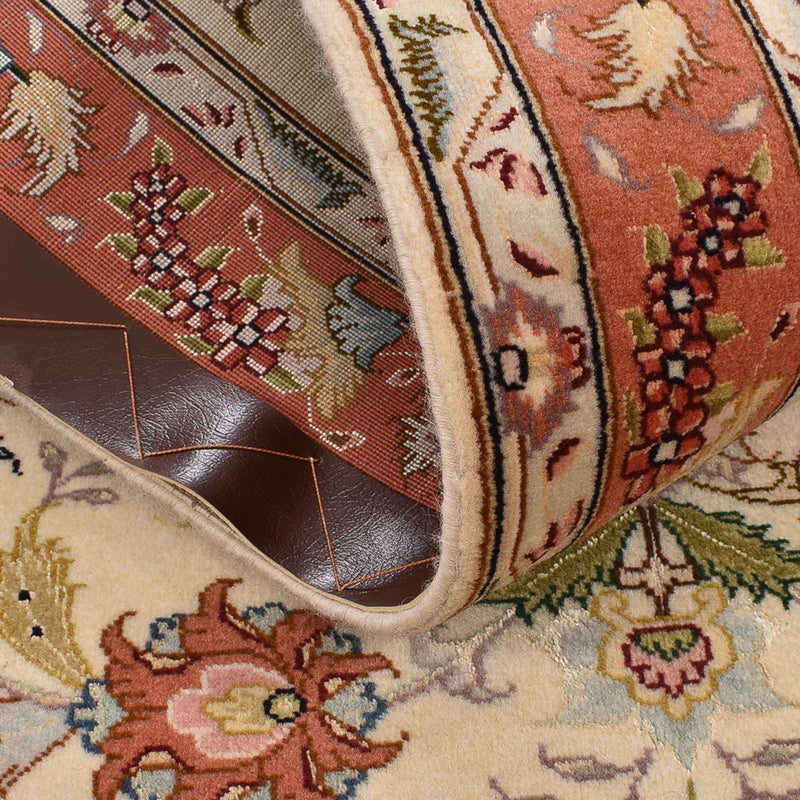 Alfombra de pasillo Alfombra Persa - Tabriz - Real - 197 x 80 cm - beige