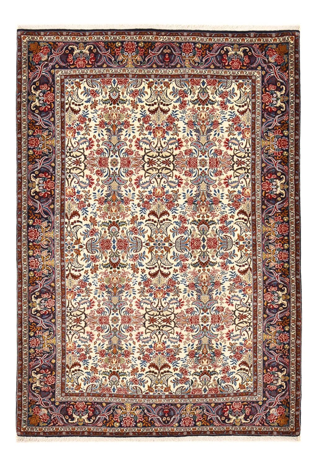 Alfombra persa - Bidjar - 205 x 148 cm - crema