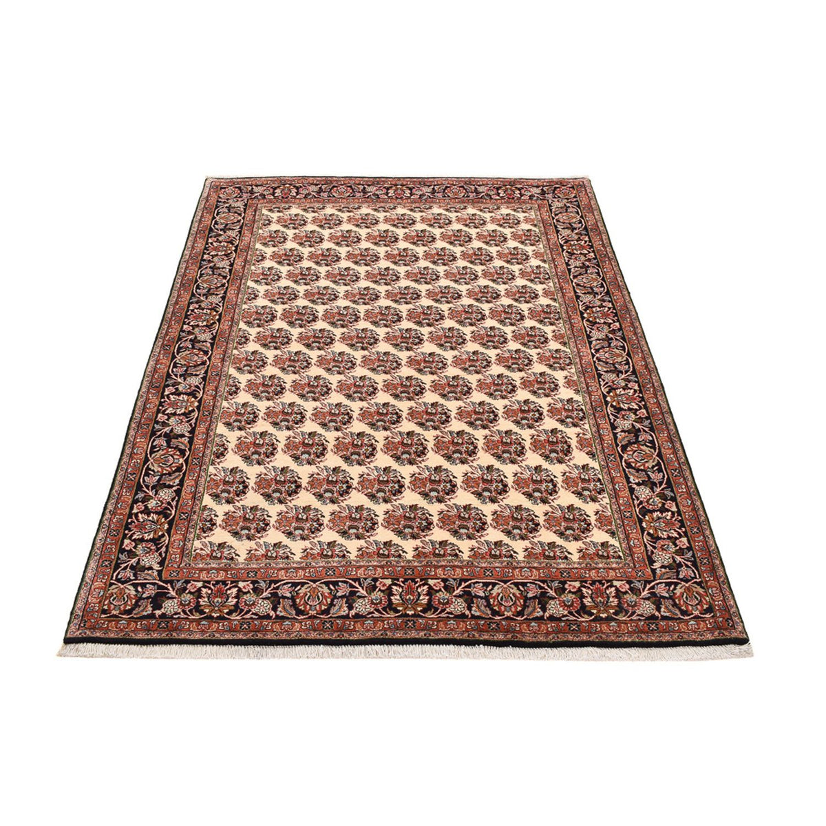 Alfombra persa - Bidjar - 203 x 149 cm - beige oscuro