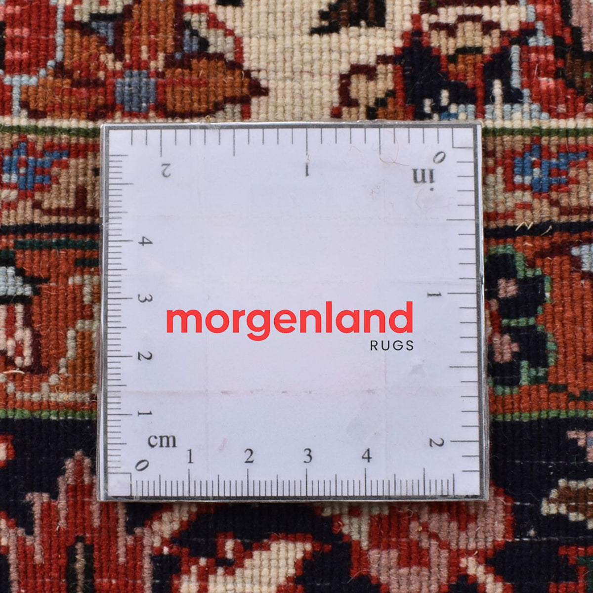 Alfombra persa - Bidjar - 203 x 149 cm - beige oscuro