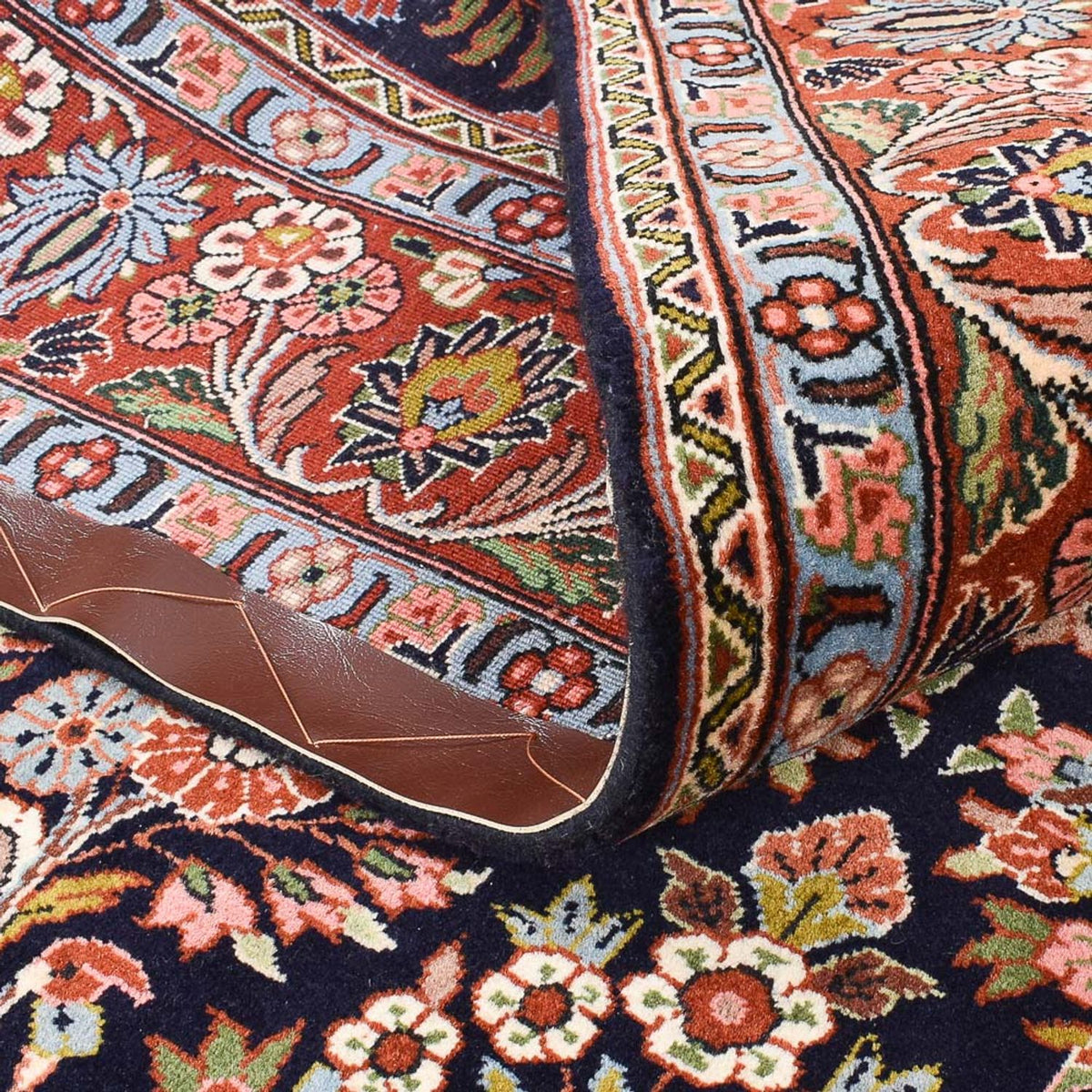 Alfombra persa - Bidjar - 230 x 173 cm - azul oscuro