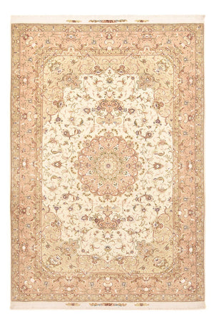 Alfombra Persa - Tabriz - Real - 298 x 203 cm - beige claro