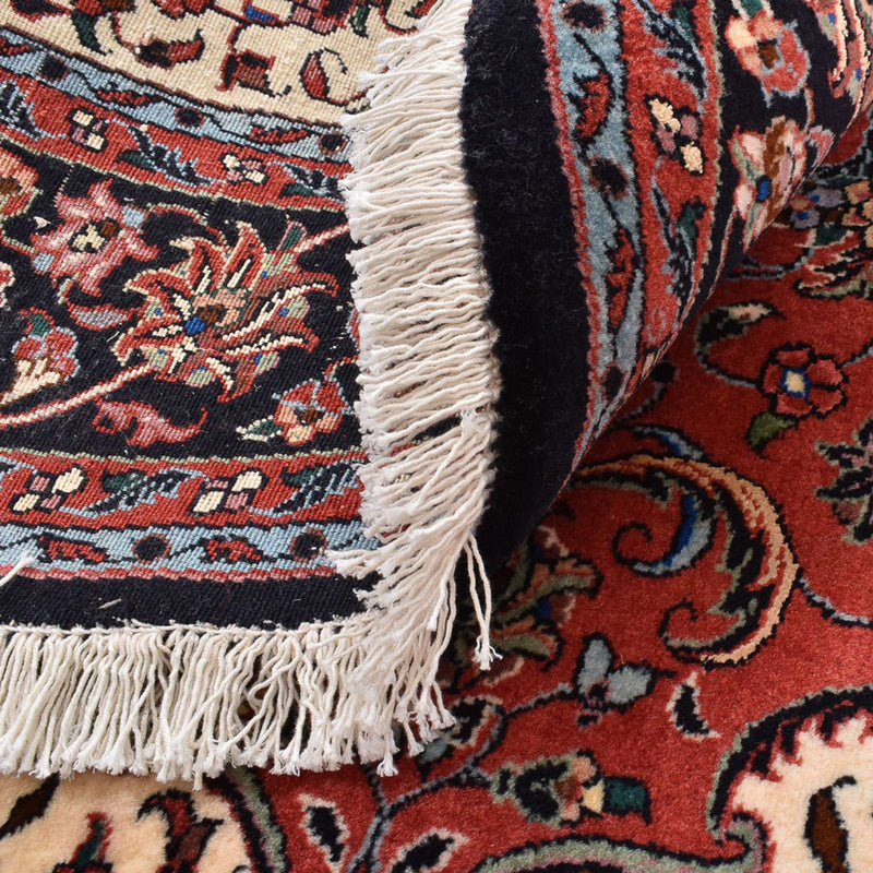 Alfombra persa - Bidjar redondo  - 150 x 150 cm - rojo