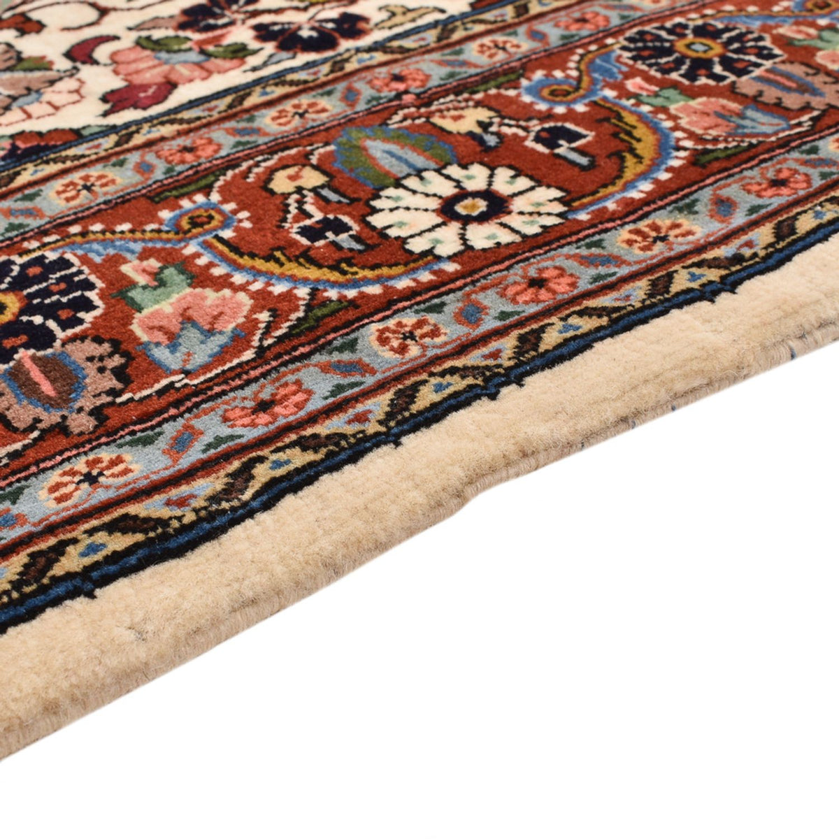 Alfombra persa - Bidjar - 209 x 139 cm - crema