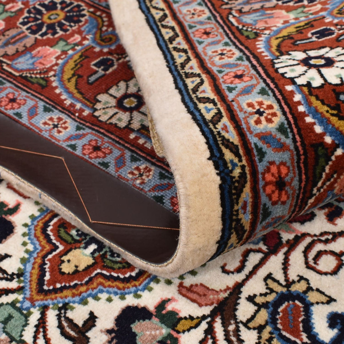 Alfombra persa - Bidjar - 209 x 139 cm - crema