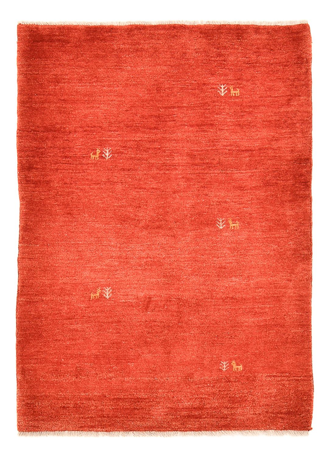 Alfombra Gabbeh - Persa - 170 x 124 cm - rojo
