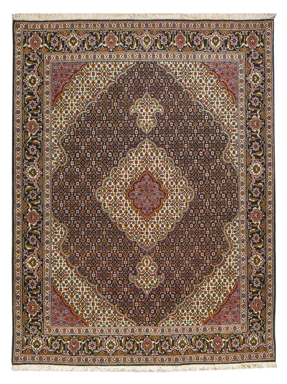 Alfombra Persa - Tabriz - Real - 202 x 152 cm - óxido