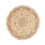 Alfombra Persa - Tabriz - Real redondo - 150 x 150 cm - beige