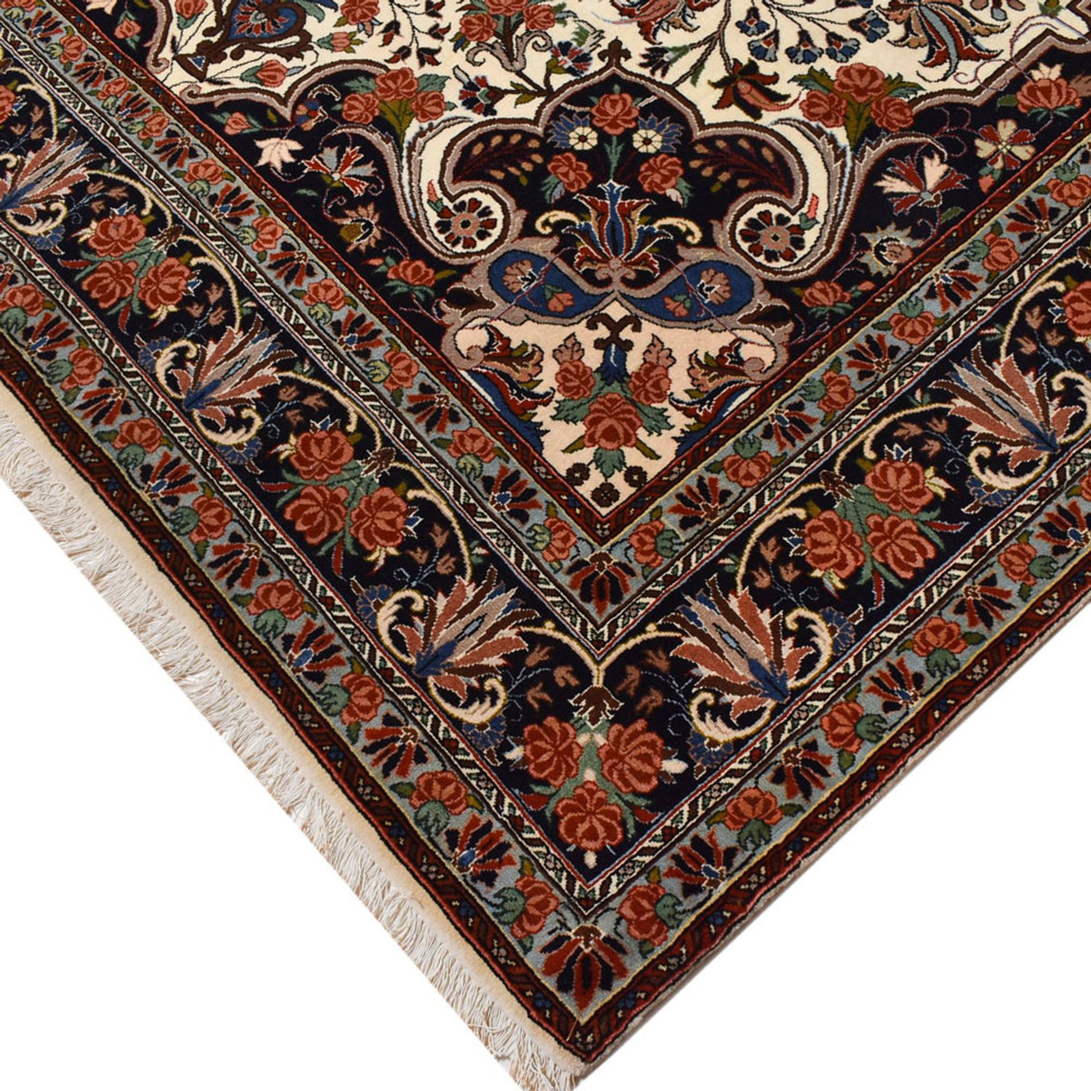 Alfombra persa - Bidjar - 314 x 203 cm - arena