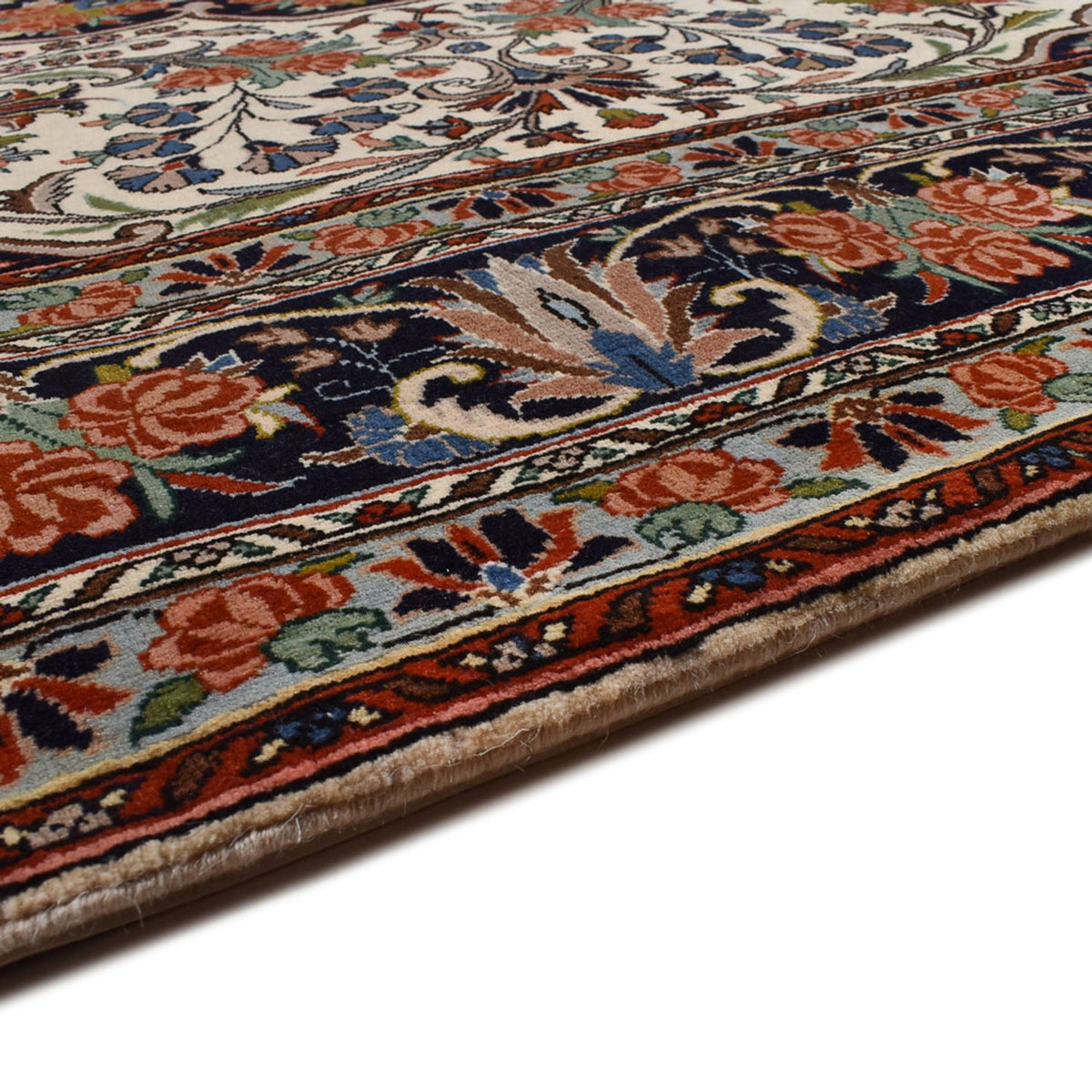 Alfombra persa - Bidjar - 314 x 203 cm - arena