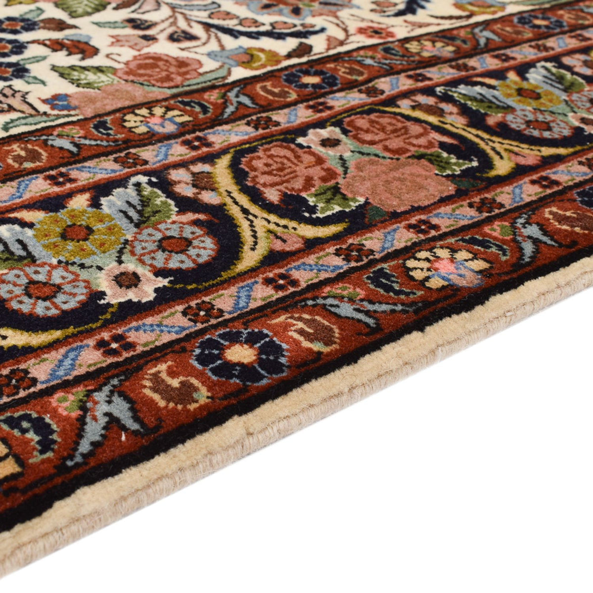 Alfombra persa - Bidjar - 206 x 137 cm - crema